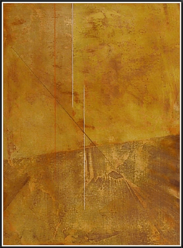 2008 Scalenes (technique mixte 40''x30'') $2,100