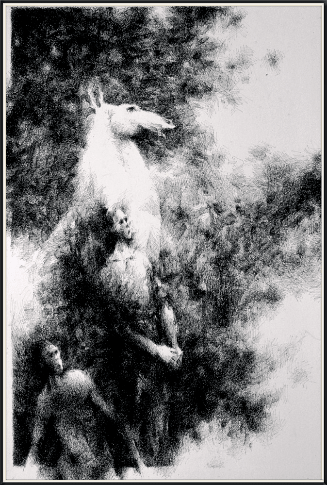 1993 L'angoisse (encre)