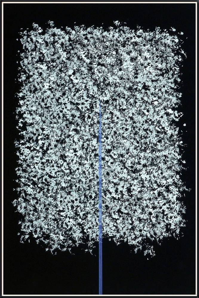 2012 Thuya (acrylique pierre noir)