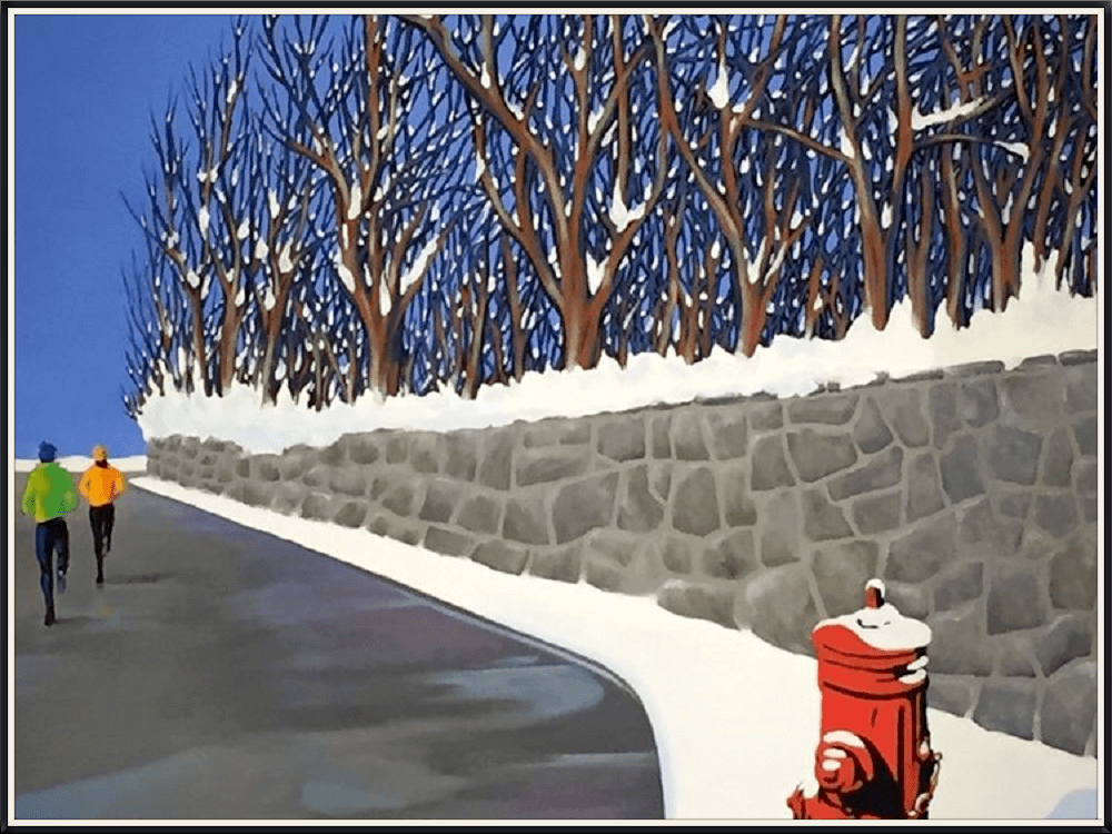 2014 Le parc Maurice Richard (huile)